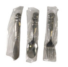 Precious Moments Child 3 Piece Stainless Set Fork Spoon Knife Box Vintage