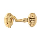 Brass Hook And Eye Cabin Door Latch - 3 Sizes