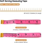 2 Pack Tape Measure Soft Retractable Ruler Double Scale 60in