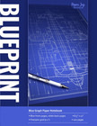Blueprint  Blue Graph Paper Notebook  For Architectural Sketches  Technical Draw