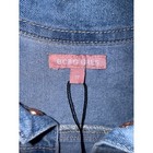 Bcbgirls Light Blue Denim Vest With Copper Buttons