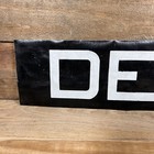 Vtg  New York City Bus Roll Sign Depot Americana Patina History Ny Nyc