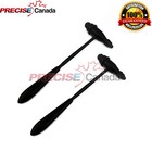 02 Pcs Tromner Reflex Hammer neurological medical diagnostic 23 5 Cm black