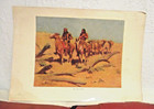 Frederic Remington Western Americana Art Prints Portfolio Of Eight Paintings