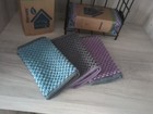 Norwex 6 Counter Cloths   Box Set Graphite Teal Eggplant Microfiber Kitchen New