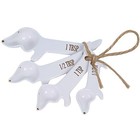 Dachshund Measuring Spoons Set - Unique Dog Measuring Spoons Ceramic Dachshund 