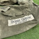 Us Army Canvas Duffel Bag Lot Named  Numbered Stencil Usa Wwii Vietnam
