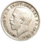 1917 Great Britain 3 Pence Threepence Old Silver Xf Coin 3p Km 813