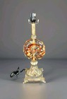 Lucite Swirl Lamp Vintage Hollywood Regency Table Lamp
