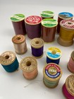 Lot Of 30   Vintage   Modern Thread Spools     Mixed Brands   Colors