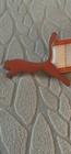 Puma Leather Golf Belt White With Orange Stripe Orange silver Puma Logo Buckle S