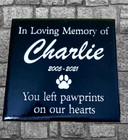 Pet Memorial Stone Custom Engraved - Cat Memorial - Dog Memorial - Grave Stone