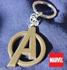 Avengers Infinity War Keychain Full Metal Thanos Comic Book Key Chain Cosplay 