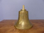 Vintage Antique Southern Pacific R r Railroad Ship s Brass Bell W  Clapper