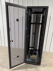 Dell 42u Server Rack Cabinet Rolling Leviton Fiber Enclosure Stuck Handle - Read