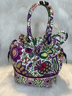 Vera Bradley Laura - Viva La Vera - Floral Quilted Medium Size Shoulder Bag