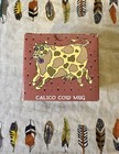 Vtg Taylor   Ng Calico Cow Coffee Cup Mug - Made In Japan New In The Box
