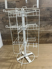 Counter Top Spinner Display Rack - 4 Sided   white 