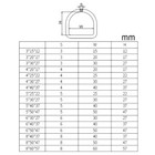 D Rings Metal Loops Buckles Stainless Steel A2 Webbing Welded Ring Multiple Size