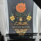 Y2k Moose Blood Tapestry Flag No Sleep Records Oop  limited  58x35 Xl Punk Emo