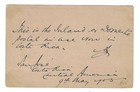 Costa Rica 1905 Postal Card Uprate Cover To Us  2c Colombus   2c Mora