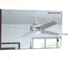 Home Decorators Mercer 52 In  Led Indoor Brushed Nickel Ceiling Fan New
