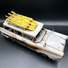 Vintage 1957 Classic Wagon 14    Surfboards On Rack Metal Toy Car Retro Automotive
