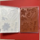 Stampin  Up  Stylish Christmas Clear-mount Rubber Stamp Set Christmas Theme