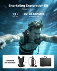 Vevor Mini Scuba Tank 1 9l Portable Diving Lung Tank With Backpack Case 30-35min