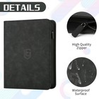Trading Card Album Binder 9 12 16 Pocket Zip Card Storage Folder Black