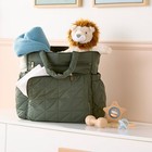 Quilted Diaper Backpack Tote - Green - Cloud Island
