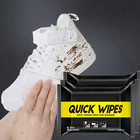 30pcs Disposable Shoe Cleaning Wipes Portable Wet Care Wipes For Sneakers - New