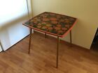 Vintage Khokhloma Doll Table Hand Painted Wood Folk Art 23 5  Tall