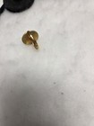 Vtg Gold Tone Blue White Adjustable Size Cameo Ring