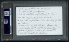 Clayton J Campbell Signed Autograph 3x5 Card Doolittle Raider Wwii Psa Slabbed