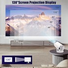 Mini 4k Projector 10000 Lumen Led 1080p Wifi Bluetooth Uhd Portable Home Theater