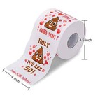 50th Birthday Prank Toilet Paper Roll - Funny Gag Gift   Decor