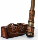 Vintage Nautical Maritime Marine Antique Brass Pirate Spyglass Telescope
