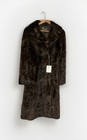 Vintage Furs By Michael Real Mahogany Ranch Mink Fur Coat Soft   Shiny Greece