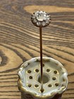 Elegant Brass   Crystal Rhinestones  10  Victorian Hatpin    Brass    8       Nice 