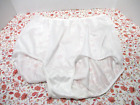 2 Vintage Sears Silky Nylon High Waist Size 8 White Granny Panties Retro Sissy