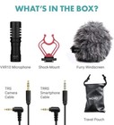 Movo Vxr10 Universal Cardioid Condenser Video Microphone With Shock Mount