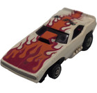 Aurora Flamin Cuda Funny Car Afx Slot Car Screechers Running Poorly Vintage
