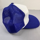 Vintage 1982 Worlds Fair Knoxville Tennessee Blue white Foam Mesh Snapback Hat