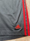 Adidas Multisport 3 Stripe Basketball Shorts Men Black Red Size L