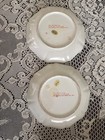 Vintage Andrea By Sadek Tobacco Leaf Hand Painted Porcelain Plates 8 5in
