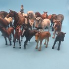 Vintage 2000 s Schleich Race Horses Lot Of 17  Mare Holsteiner Chestnut 