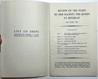 1953 Spithead Fleet Review Queen Elizabeth Ii Programme Hmso Foldout Chart Guide