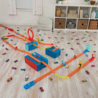 Hot Wheels Toy Car Track Set  Track Builder Playset Lightning Boost Pack   1 64