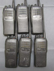 Lot Of Six Working Uhf Motorola Ht750 450-512 Mhz Two Way Radios Aah25sdc9aa3an